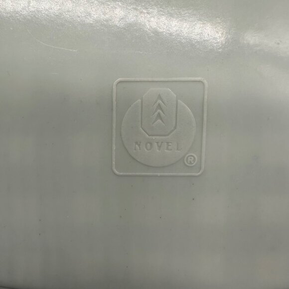 Vintage Pizza Slice Plates Trays Green White Checkered Serving Dishes Plastic - Picture 4 of 8